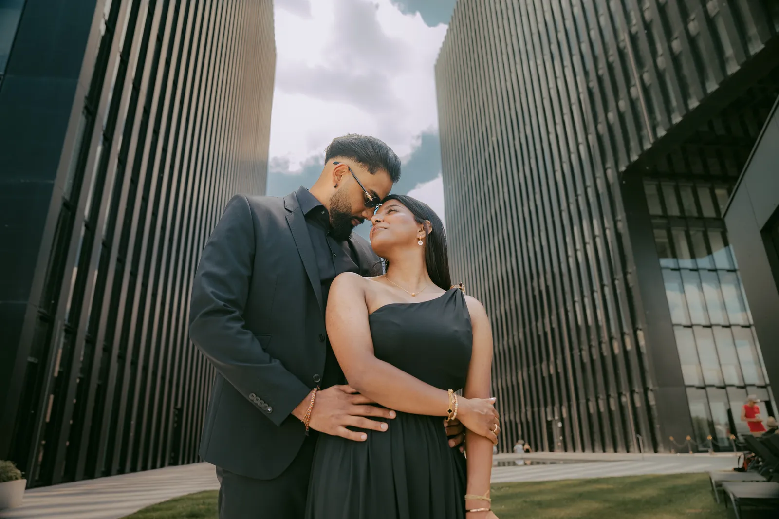 Romantic couple portrait